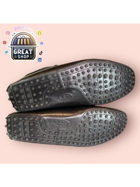 OMG! Tod’s Men Loafers Size 7 1/2 US 41 EU Elegant Dress Shoes Made In Italy main image 11